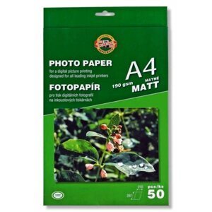 Koh-i-noor fotopapír A4 matný 190g 50 ks