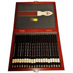 Koh-i-noor  tužky TOISON D´OR luxusní sada 20 ks mechanických v dřevěné kazetě
