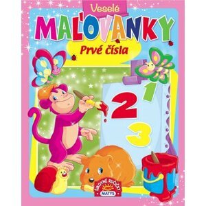 Veselé maľovanky Prvé čísla - Zuzana Jánošíková