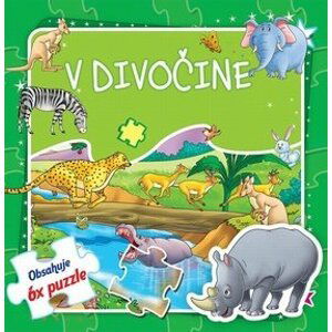 Puzzle kniha V divočine 17x17cm 6x9 dielikov SK verzia