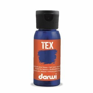DARWI TEX barva na textil - Tmavě modrá 50 ml