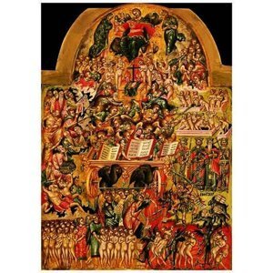 Puzzle: Byzantské umění - Poslední soud (1000 dílků)