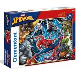 Clementoni Puzzle Maxi Spiderman / 104 dílků -  Clementoni