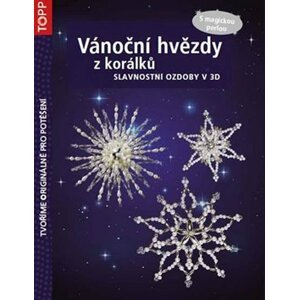 TOPP Vánoční hvězdy z korálků - S magickou perlou