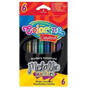 Coloino Metalické popisovače 6 barev