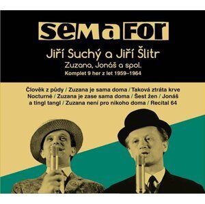 Semafor Suchý Šlitr: Komplet 9 her z let 1959-1964 15 CD - Jiří Suchý