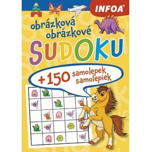 Sudoku pro děti + 150 samolepek / Sudoku pre deti + 150 samolepiek – žlutý sešit / žľtý zošit