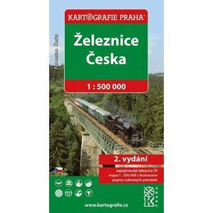 Železnice Česka 1 : 500 000, 2.  vydání