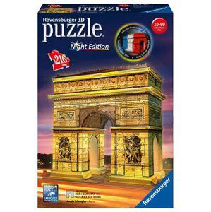 Puzzle noční edice 3D - Vítězný oblouk 216 dílků