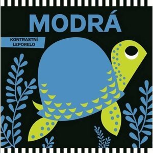 Modrá - Kontrastné leporelo