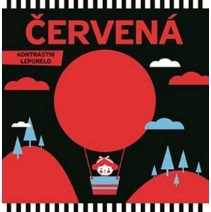 Červená - Kontrastné leporelo