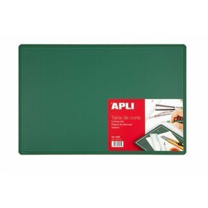 APLI řezací podložka oboustranná 450 x 300 mm PVC - zelená