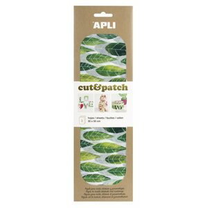 APLI Cut&Patch papír 30 x 50 cm - Listy zelené 3 ks