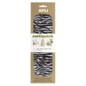 APLI Cut&Patch papír 30 x 50 cm - Zebra 3 ks