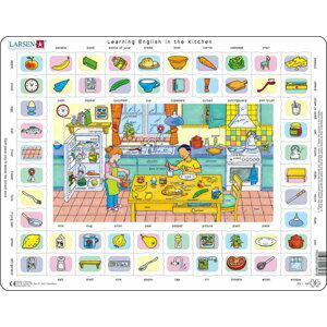 Puzzle Learning English in the Kitchen - Larsen