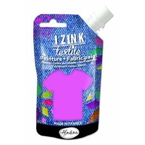 Textilní barva IZINK Textile - světle růžová, 80 ml