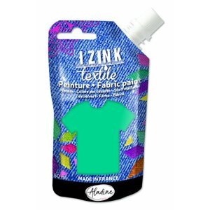 Textilní barva IZINK Textile - tmavě tyrkysová, 80 ml