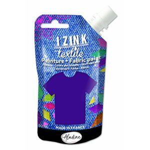 Textilní barva IZINK Textile - fialová, 80 ml