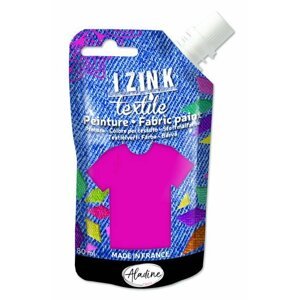 Textilní barva IZINK Textile - fuchsia, 80 ml