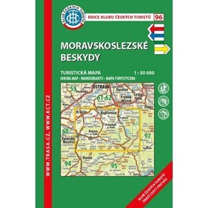 KČT 96 Moravskoslezské Beskydy 1:50T Turistická mapa