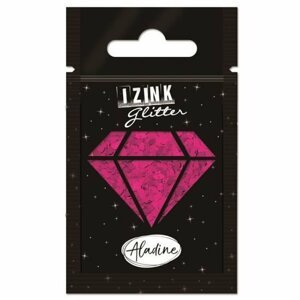 Designové třpytky IZINK Glitter - růžová srdce