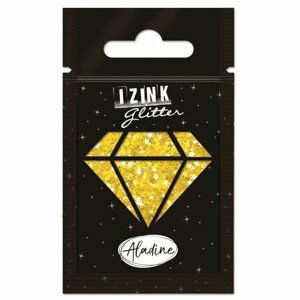 Designové třpytky IZINK Glitter - zlatá hvězdy