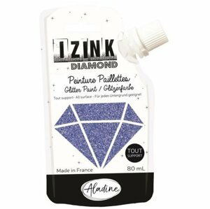 Diamantová barva IZINK Diamond - modrá, 80 ml