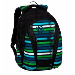 Bagmaster Studentský batoh BAG 20 C BLUE/GREEN/BLACK/WHITE