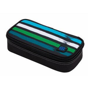 Bagmaster Školní penál CASE BAG 20 C BLUE/GREEN/BLACK/WHITE