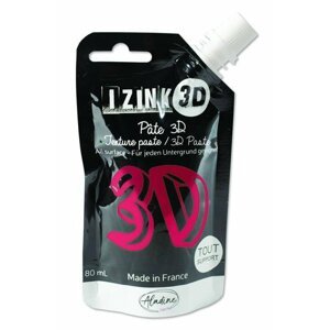 Reliéfní pasta 3D IZINK - geranium, růžová, 80 ml