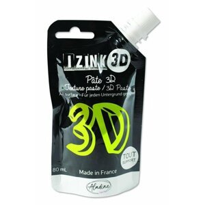 Reliéfní pasta 3D IZINK - bamboo, zářivě zelená, 80 ml