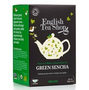 English Tea Shop Čaj Zelený Japonská Sencha, 20 sáčků