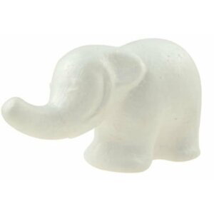 Dílky z polystyrenu slon 11 x 6 cm