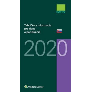 Tabuľky a informácie pre dane a podnikanie 2020 - Dušan Dobšovič