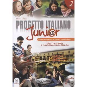 Progetto Italiano Junior 2 Libro di classe e Quaderno degli esercizi + CD Audio + DVD - Telis Marin