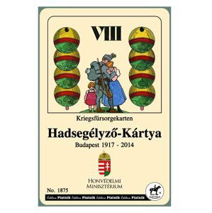 Piatnik Karty mariáš. 1.světová válka (reprint HU)