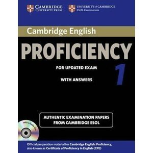 Cambridge English Proficiency 1 for Updated Exam Self-study Pack (Students Book with Answers and Au - autorů kolektiv