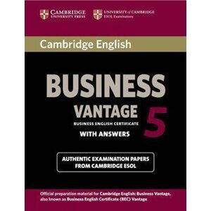 Cambridge BEC 5 Vantage: Student´s Book with answers -  kolektiv autorů