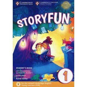 Storyfun for Starters Level 1 Student´s Book with Online Activities and Home Fun Booklet 1 - Karen Saxby