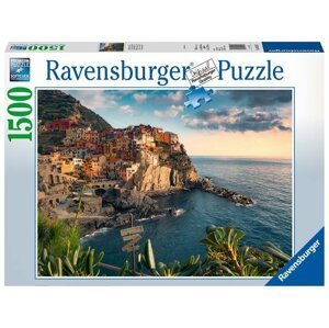 Puzzle Pohled na Cinque Terre 1500 dílků