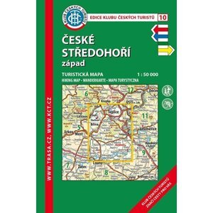 KČT 10 České středohoří-západ 1:50 000 / turistická mapa