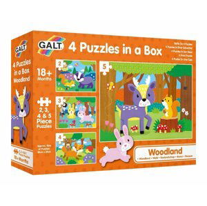 Galt 4 Puzzle v krabici - V lese