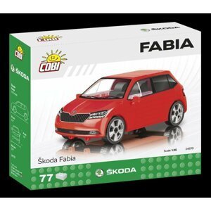 Stavebnice COBI - Škoda Fabia model 2019, 1:35, 77 k