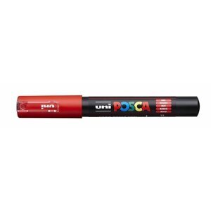 POSCA akrylový popisovač - červený 0,7 - 1 mm