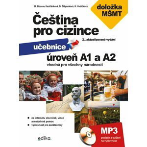 Čeština pro cizince A1 a A2 - Učebnice - Marie Boccou Kestřánková