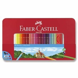 Faber - Castell Pastelky šestihranné - dárkový box 60 ks