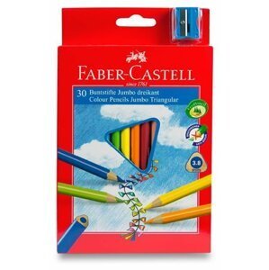 Faber - Castell Pastelky trojhranné Junior - středně silné 30 ks