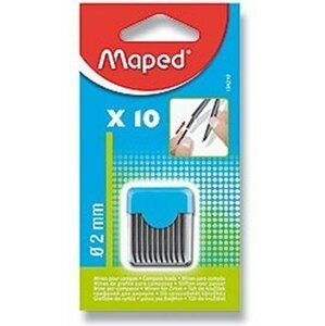 Maped - Tuhy pro kružítka 2mm, 10tuh