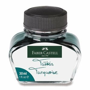 Faber - Castell Inkoust ve skleněné lahvičce - tyrkysový 30 ml