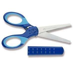 Faber - Castell Školní nůžky Grip - modré